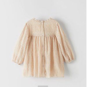 PLEASETED - DOTTED MESH DRESS